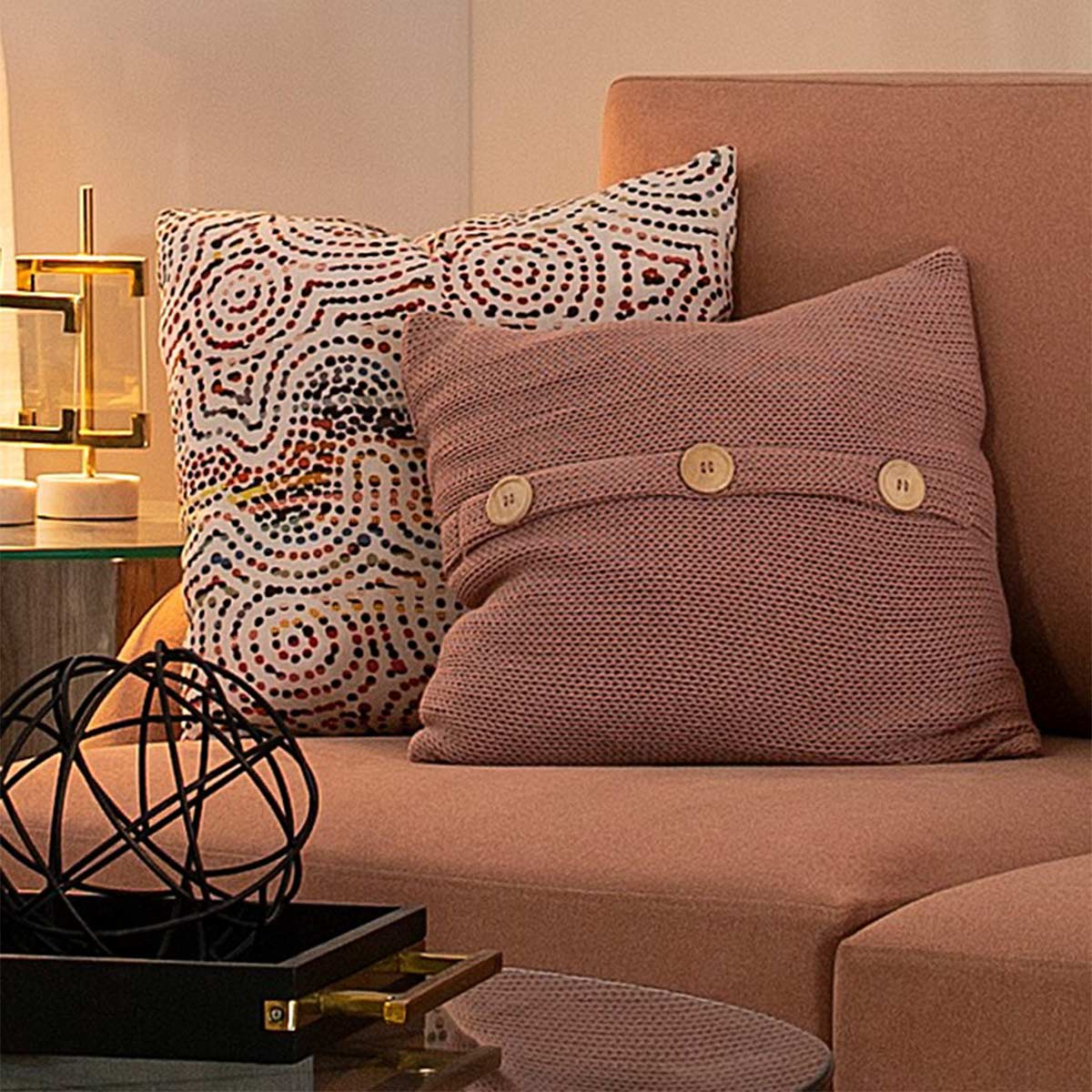 Polka Dot Cushion